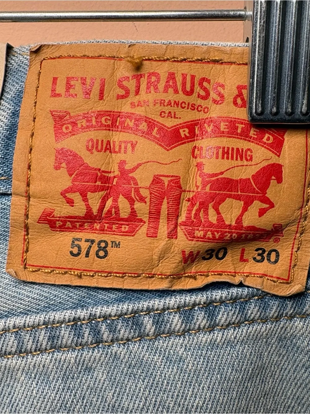 Levi’s 578 Baggy Jeans Men’s 30x30 NWT Light Wash Denim